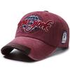 NORTHWOOD New York Embroidered Baseball Cap Patch Embroidered Baseball Hat Washed Sun Visor Peaked Soft Top Hat