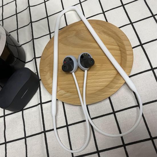 Earphones Neck Rope Skin-friendly Sweat-proof Resilient Bluetooth-compatible Earbuds Anti-lost Lanyard for Sony WF-1000XM4