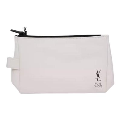 Pure Shots White Matte Pu Cosmetic Pouch
