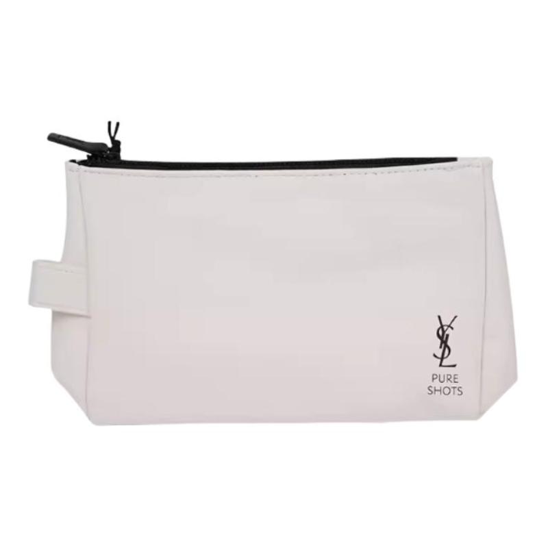 Yves Saint Laurent Pure Shots White Matte Pu Cosmetic Pouch
