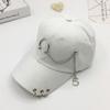 Casual Simple Chain Male Girls Outdoor Female Baseball Cap Visors Cap Snapback Hats With Ring