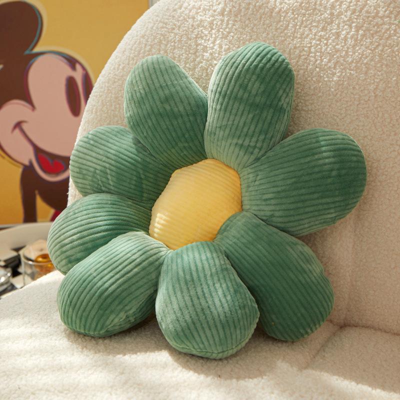 

Милая мультяшная подушка для дивана в форме подсолнуха, высококачественная 38x38cm