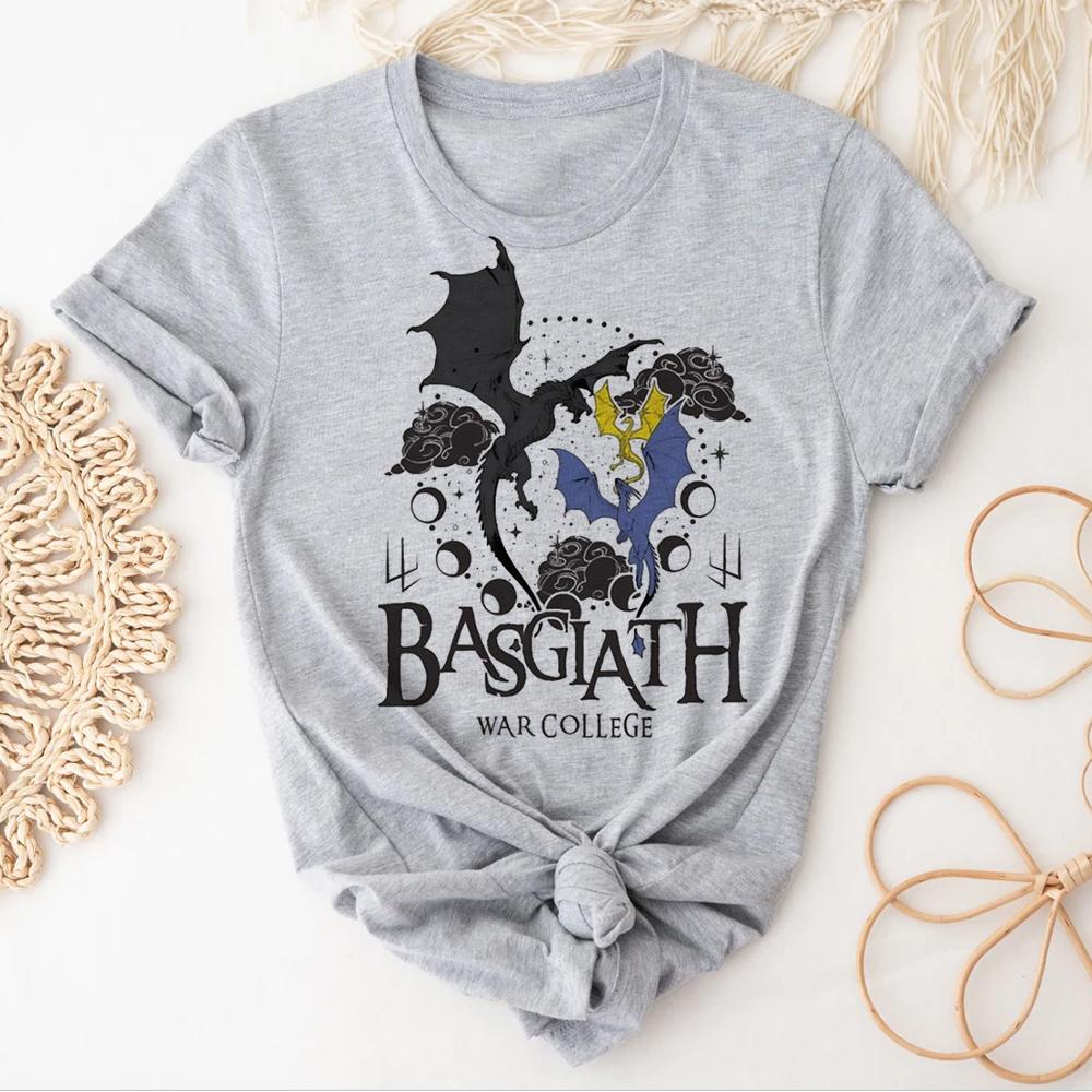 Fourth Wing tshirts Women designer comic summer top female 2000s clothing S