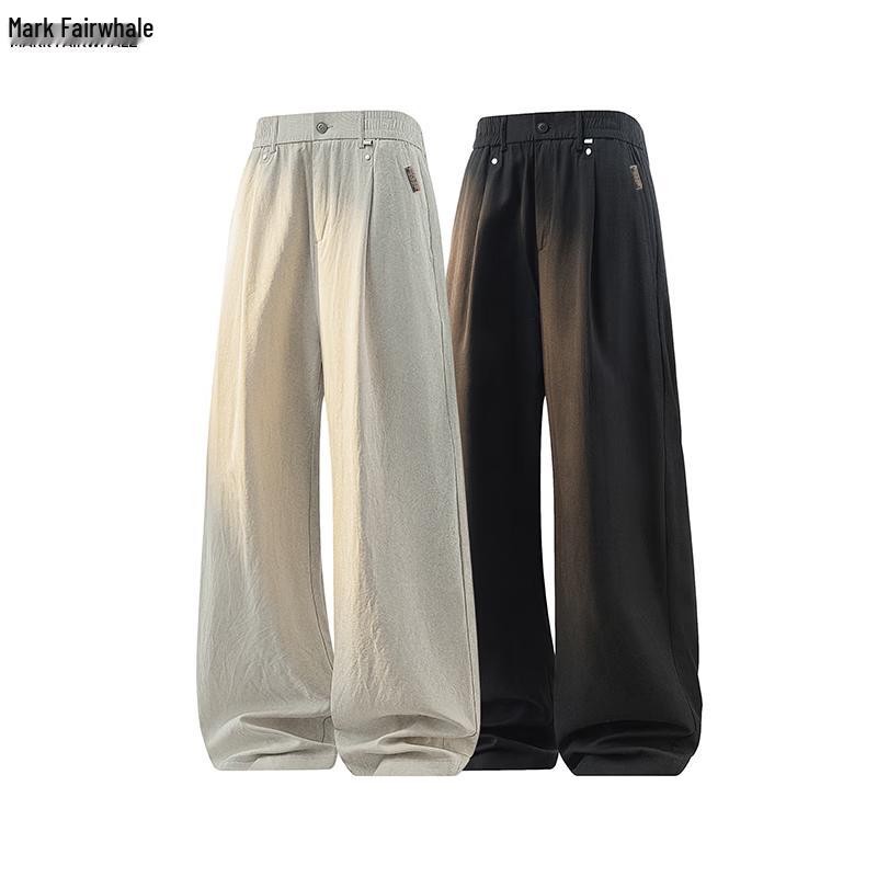 MARK FAIRWHALE Men's Summer Casual Straight-Leg Work Pants