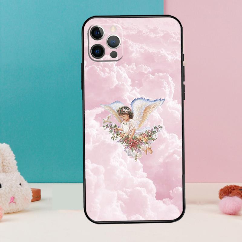 Coque de téléphone esthétique Ange de la Renaissance Pour iPhone 17 Air 16 15 14 13 11 12 Pro Max 12 13 mini 15 16 Plus 16e Cover Coque