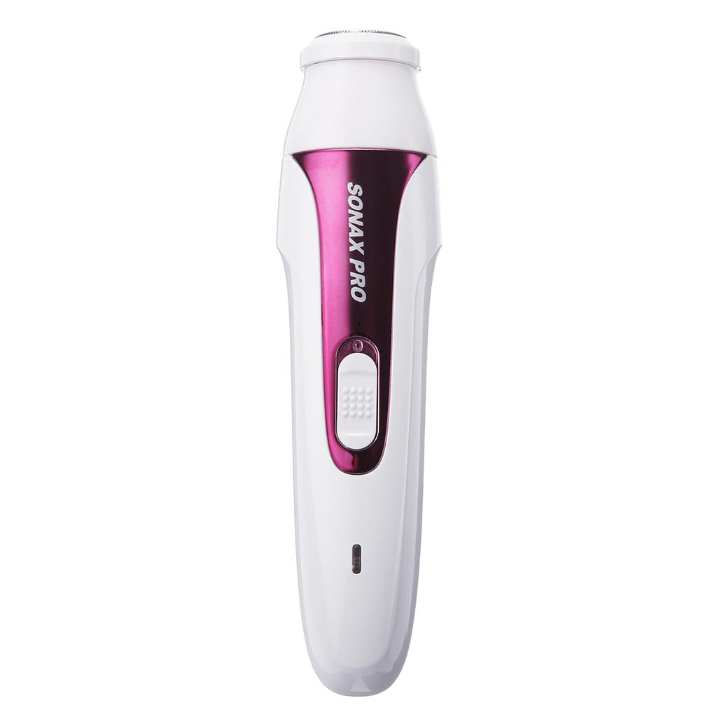 Buy USB Electric 5IN1 Purple / Pink Waterproof Lady Face Hair Shaver ...