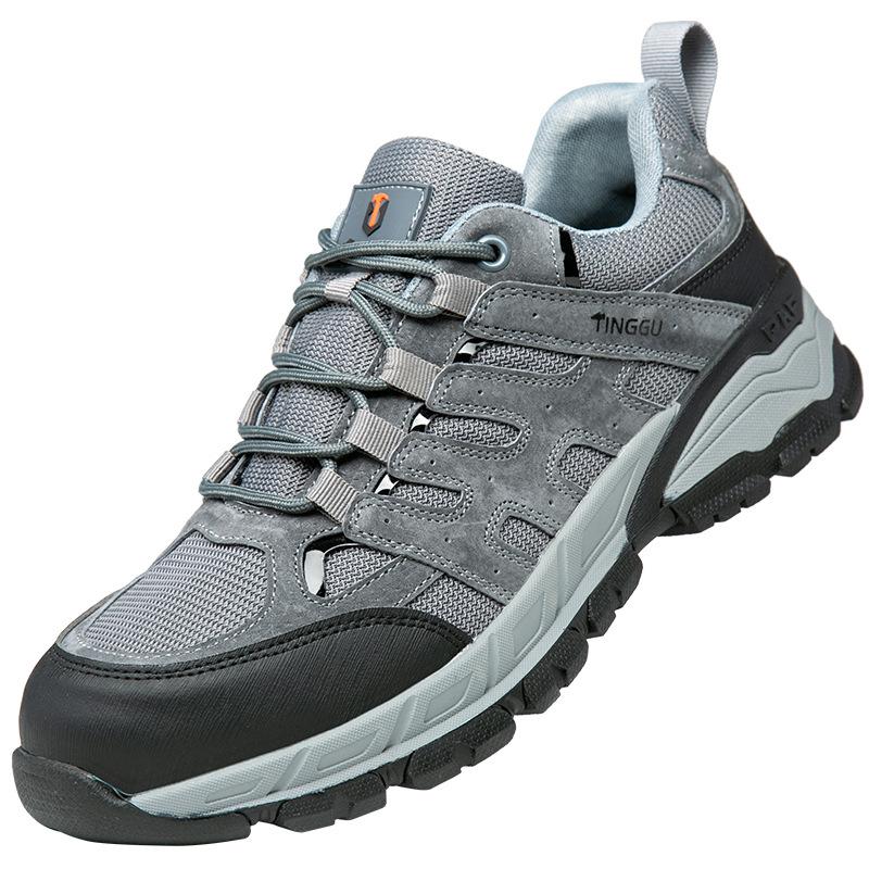 Fashion Men's Women's Shoes Anti-crush Anti-puncture Work Shoes Insulating Protective Safety Shoes Anti-slip Wear-resistant Tooling Shoe