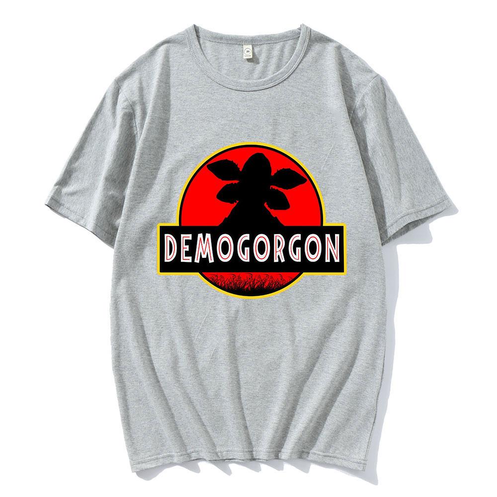 Demogorgon Man Eating Flower Pattern Tshirt for Men  Women Casual  Fashionable Retro Short Sleeved Pure Cotton Tshirt Top S