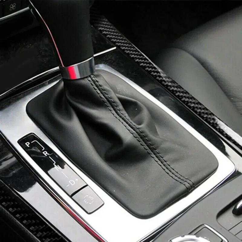 Carbon Fiber Interior Gear Shift Side Cover Trim For Mercedes For Benz For W204 Direct Replacement Car Accessories