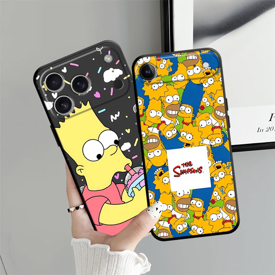 Funda Phone Cover Case for iPhone 13 Mini 12 14 17Air SE 7 8 17 16 Pro Max 11 X XS XR 15 Plus Fun S-simpsons