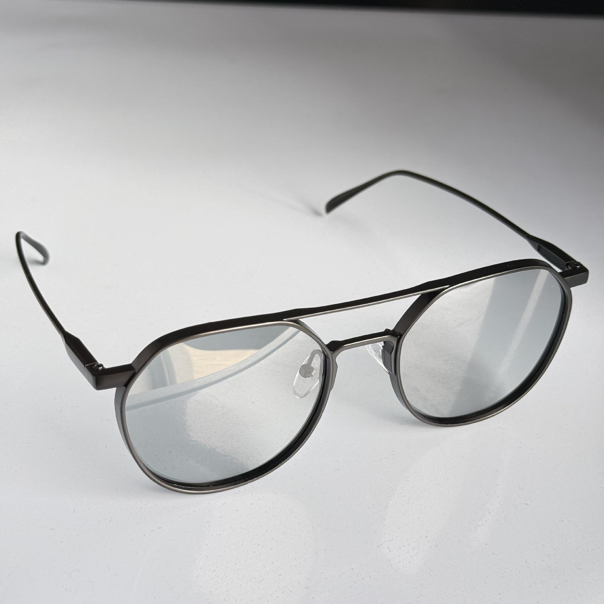 2026 Men s Classic Metal Polarized Sunglasses: Double Bridge Driving & Fishing Glasses