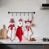 Toilet paper holder, Christmas decoration, cartoon faceless old man, snowman, deer, kitchen and bathroom hand towel