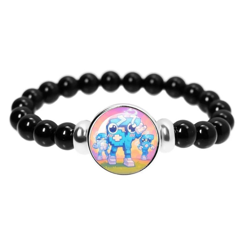

Popular Meme Six Seven Beaded Bracelet 67 Themed Wristband Cute Animation Anime Cosplay Jewelry Accessories Kids Birthday Present