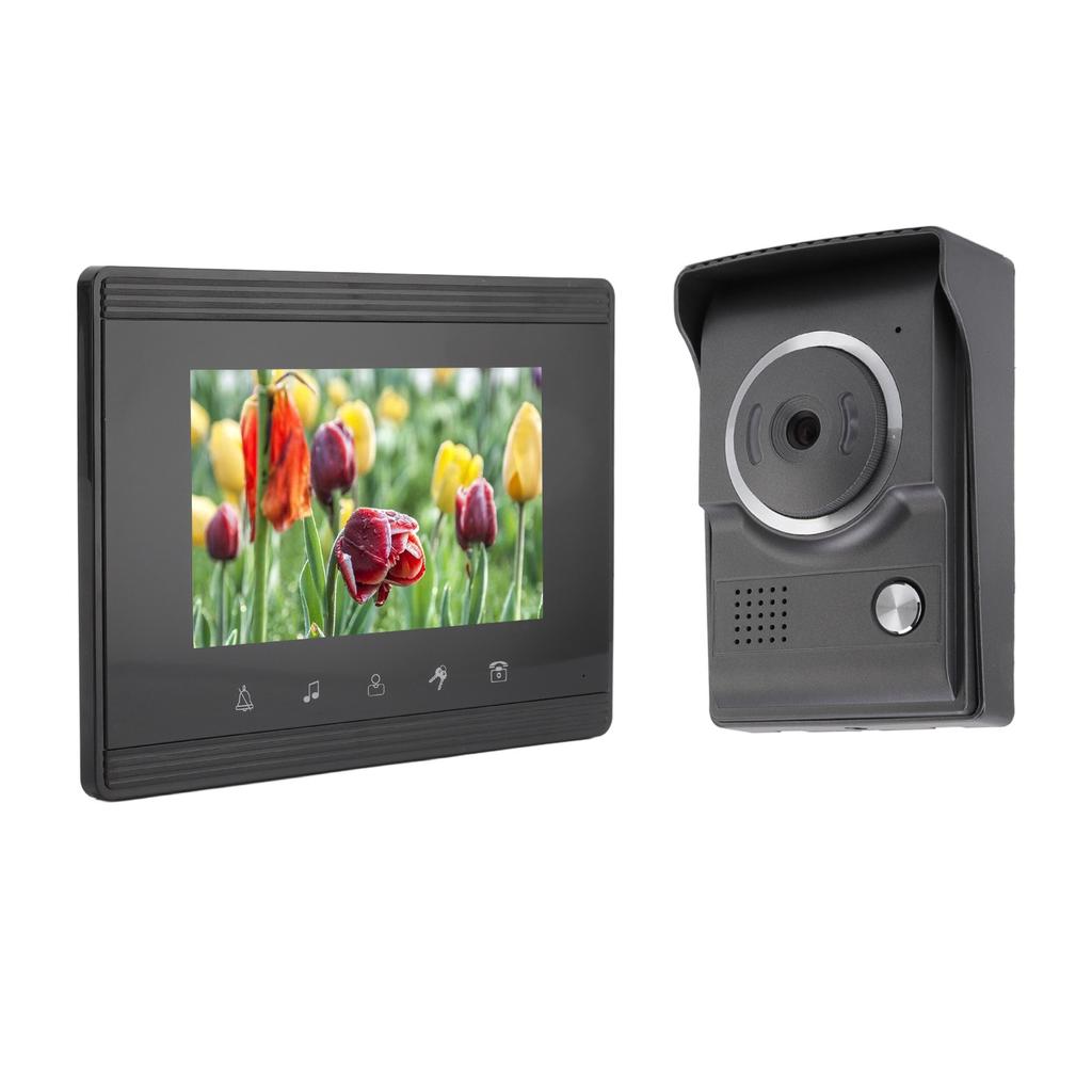 100?240V HD Outdoor Video Door Bell Doorbell Camera With LCD Display Video Intercom for Home