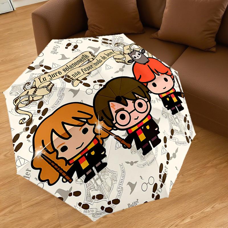 1PC Harry Potter Umbrella-8-Rib Reinforced, Automatic Open, Lightweight & Durable, Cute Fashion Accessory for Outdoor, D2623