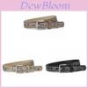 Punk Style Metal Belt For Men And Women With Alloy Buckle And Rivets Casual Accessory For Summer