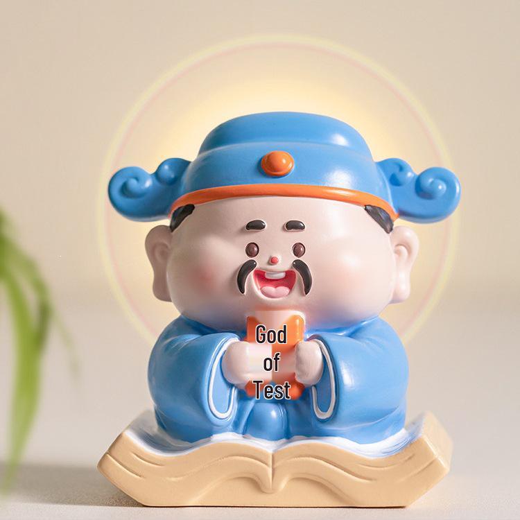 Wenqu Star Wenchang Emperor Success Ornament: Good Luck Motivational Gift for Exams and Graduation