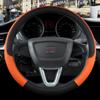 for Seat ibiza 6L 6J 6P 6F KJ1 FR Car Steering Wheel Cover PU Leather Non-slip 9 Colors Auto Accessories Fast Shipping