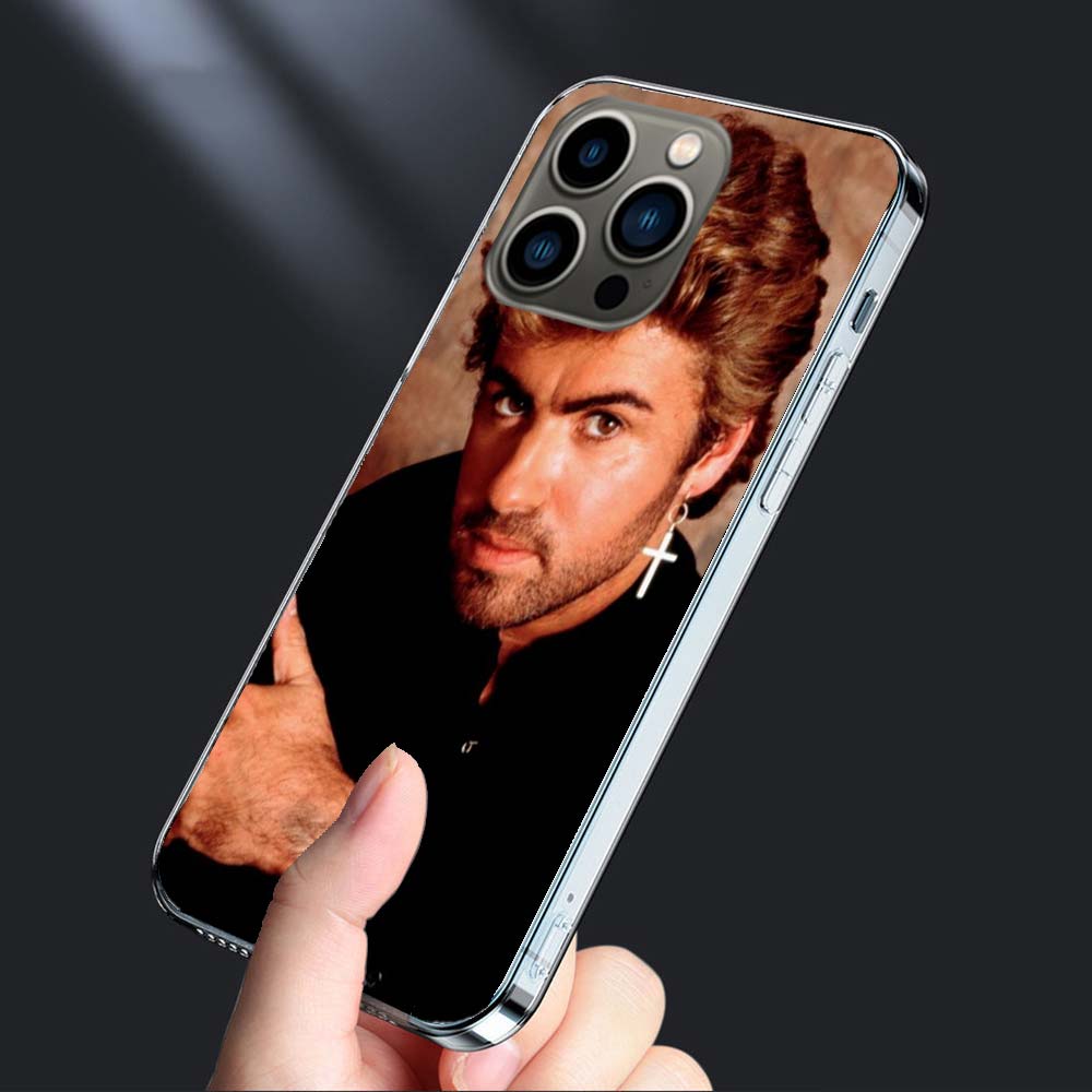 

George Michael Phone Case For Iphone 16E 15 Pro 14 Plus 17Air 16 17 Pro Max 12 13 Mini X XS XR 7 8 SE2020 Capa Cute Cover TPU Cl iPhone 16E