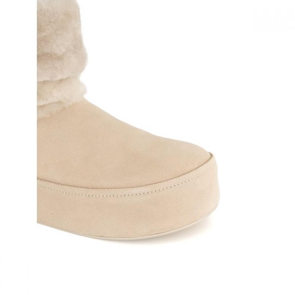 Soda Women Casual Wool Latex Boots Hib410 Ka35  4cm 