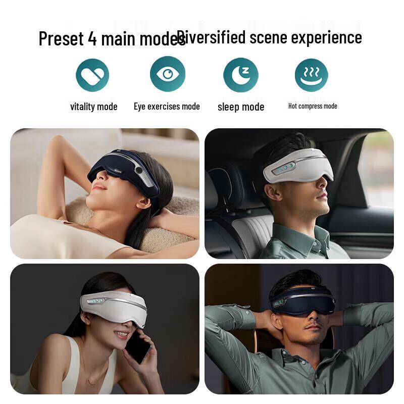 Philips Eye Massager with Hot Compress and Bluetooth Audio