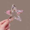 Super Fairy Star Strawberry Claw Clip for Thin Hair - High-End Half-Up Hairstyle Accessory