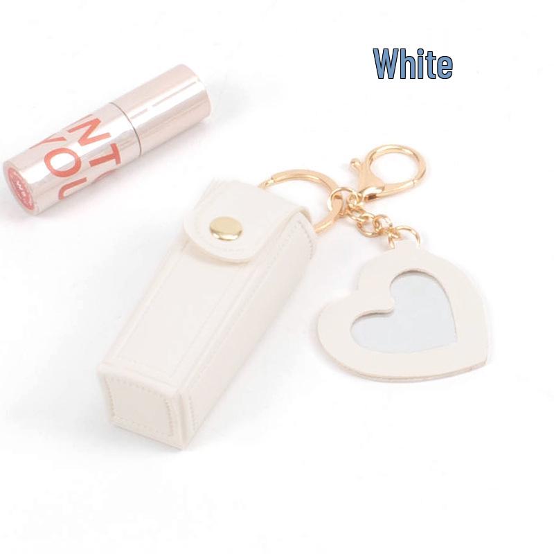 

Модная портативная сумка для помады без логотипа – стильное хранение косметики и идея для подарка белый