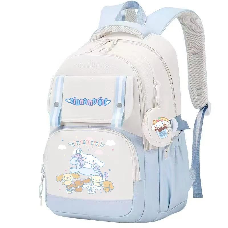 Big-Eared Puppy Cute Cartoon Printed Backpack College Wind Large Capacity Junior High School Students Schoolbag