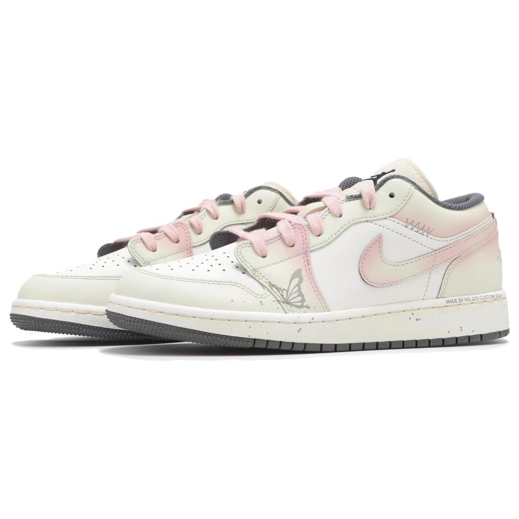 Jordan Air Jordan 1 Vintage Basketball Shoes Women's Low top Pink/Beige 553560-152(Team24-)