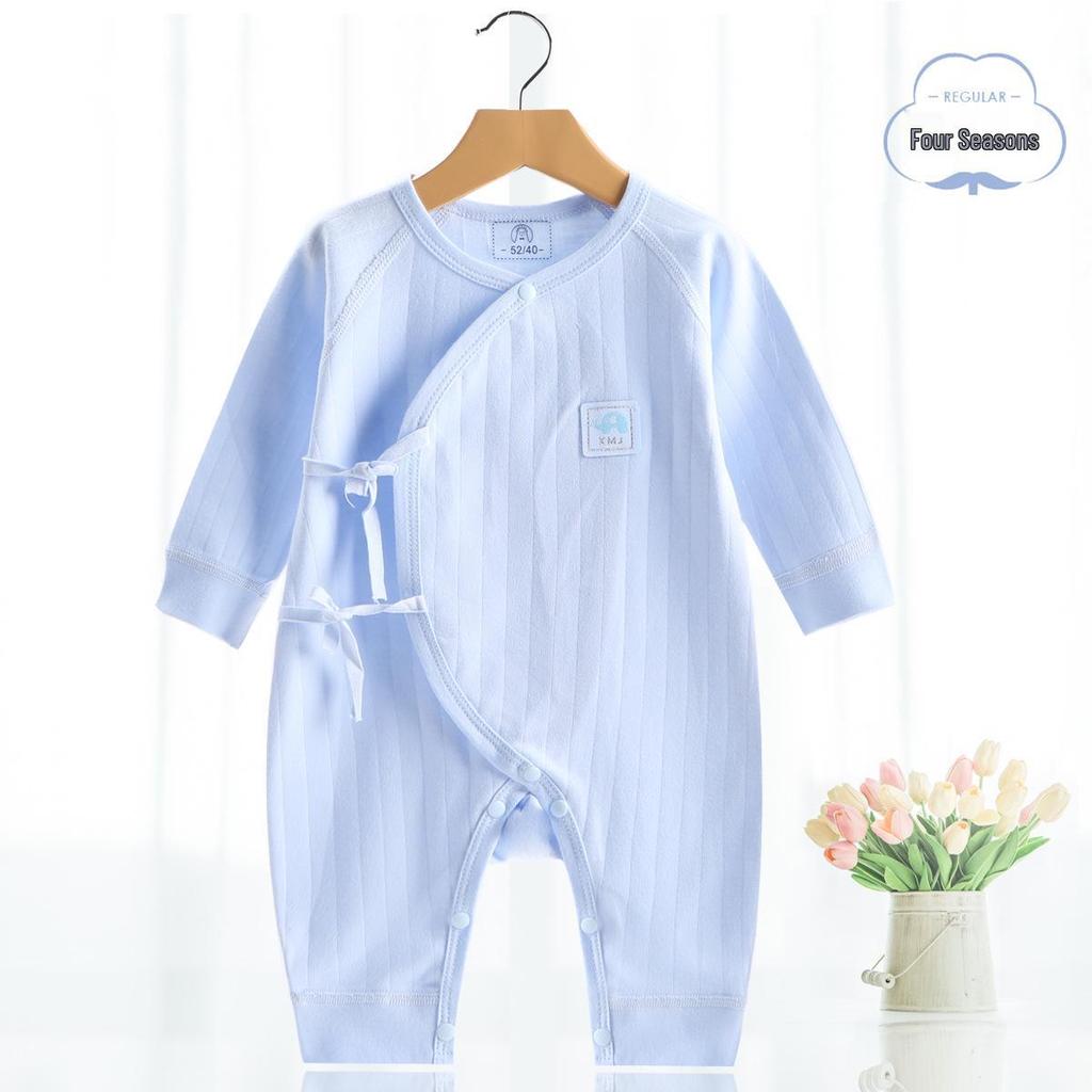 Newborn Baby Jumpsuit - Pure Cotton, Spring & Autumn, 0-6 Months, Base Layer & Crawling Rompers.