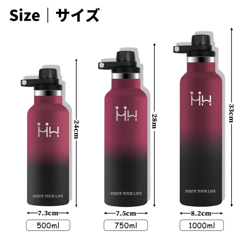 500ml Stainless Steel Water Cold Direct Airtight Easy to Cloth Bag Two Lids Stylish for Club High School Outdoor Unisex Bottle, Insulated, & Hot,