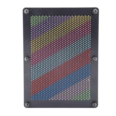 3D Pin Art Board Neuartiges Pin Art Spielzeug für Kinder und Erwachsene Geschenk (Schwarz Groß)