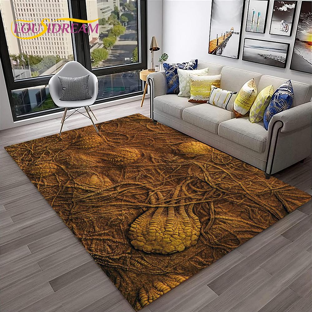 Animal Fossil Dinosaur 3D Series Carpet HD Rug for Home Living Room Bedroom Sofa Doormat Decor,kids Area Rug Non-slip Floor Mat