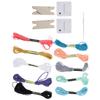 Weaving Card Tablet Set Paper Loom with Shuttle Embroidery Thread for DIY Craft HandMade