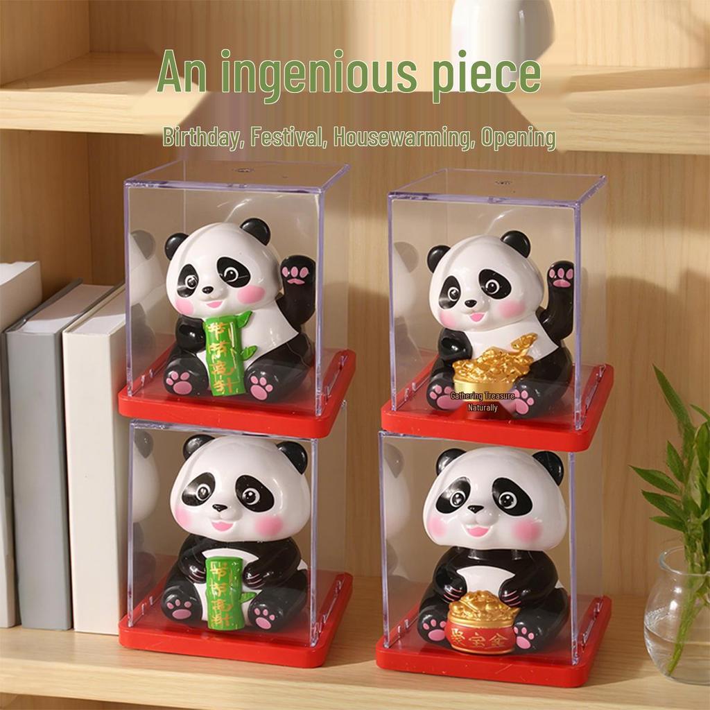 Solar Fortune Cat Auto Nodding Decoration - Creative Office Ornament
