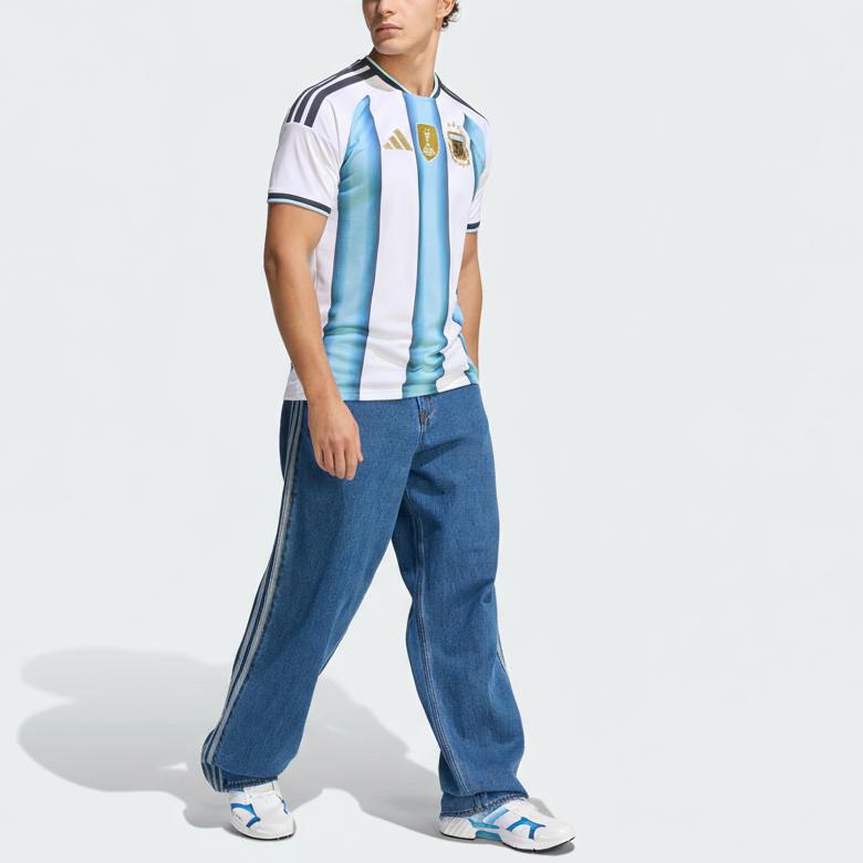 adidas Argentina 26 Home Jersey White/Icey Blue/Light Blue Men Tops JM8396