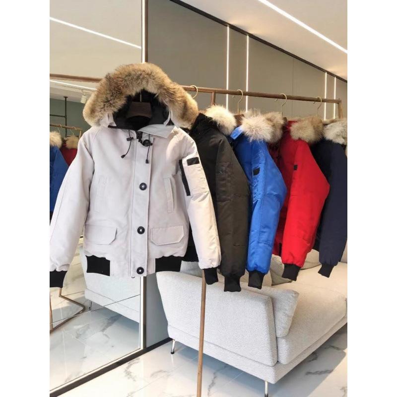 Down jacket, bomber jacket, women's hooded short coat