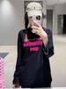 1996 Rose Red Unisex Cotton Linen Flock Long Sleeve T-Shirt - New Year Limited Edition