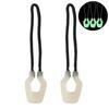 10pcs Glow in The Dark Zipper Head Replacement 10Pcs Zipper Slider Pull  For Bag