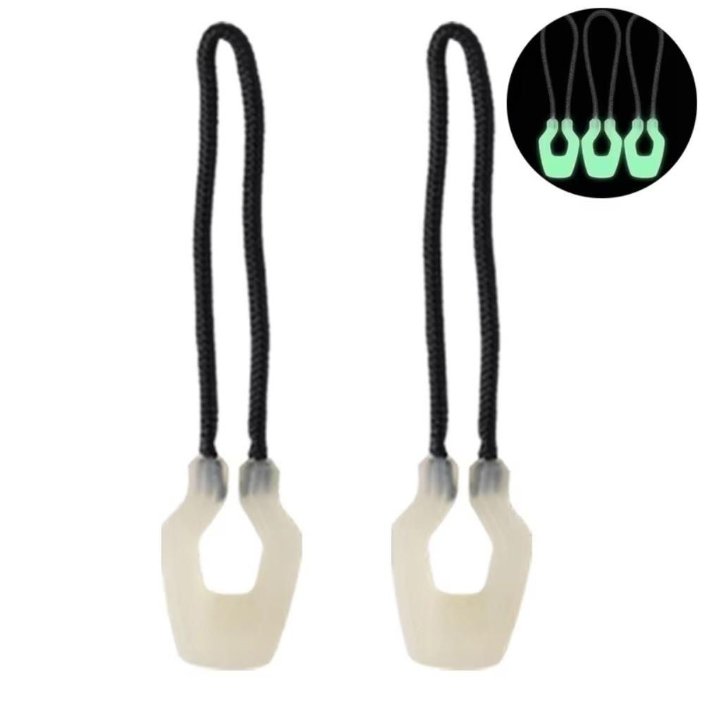10pcs Glow in The Dark Zipper Head Replacement 10Pcs Zipper Slider Pull For Bag
