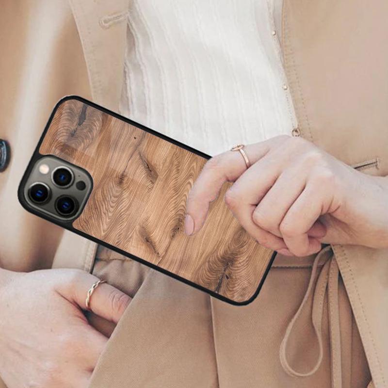 Oak Wood Texture Pattern Magnetic Phone Case For APPLE iPhone 17 Air 16 14 13 12 Pro Max 15 Plus Wireless Charge MagSafe Cover