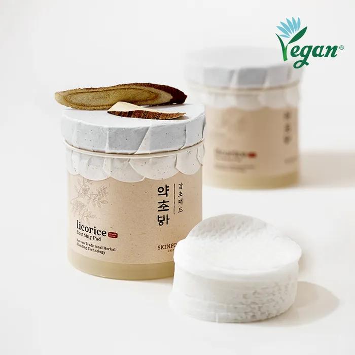 Herbal Medicine Licorice Soothing Pad 60 Sheets