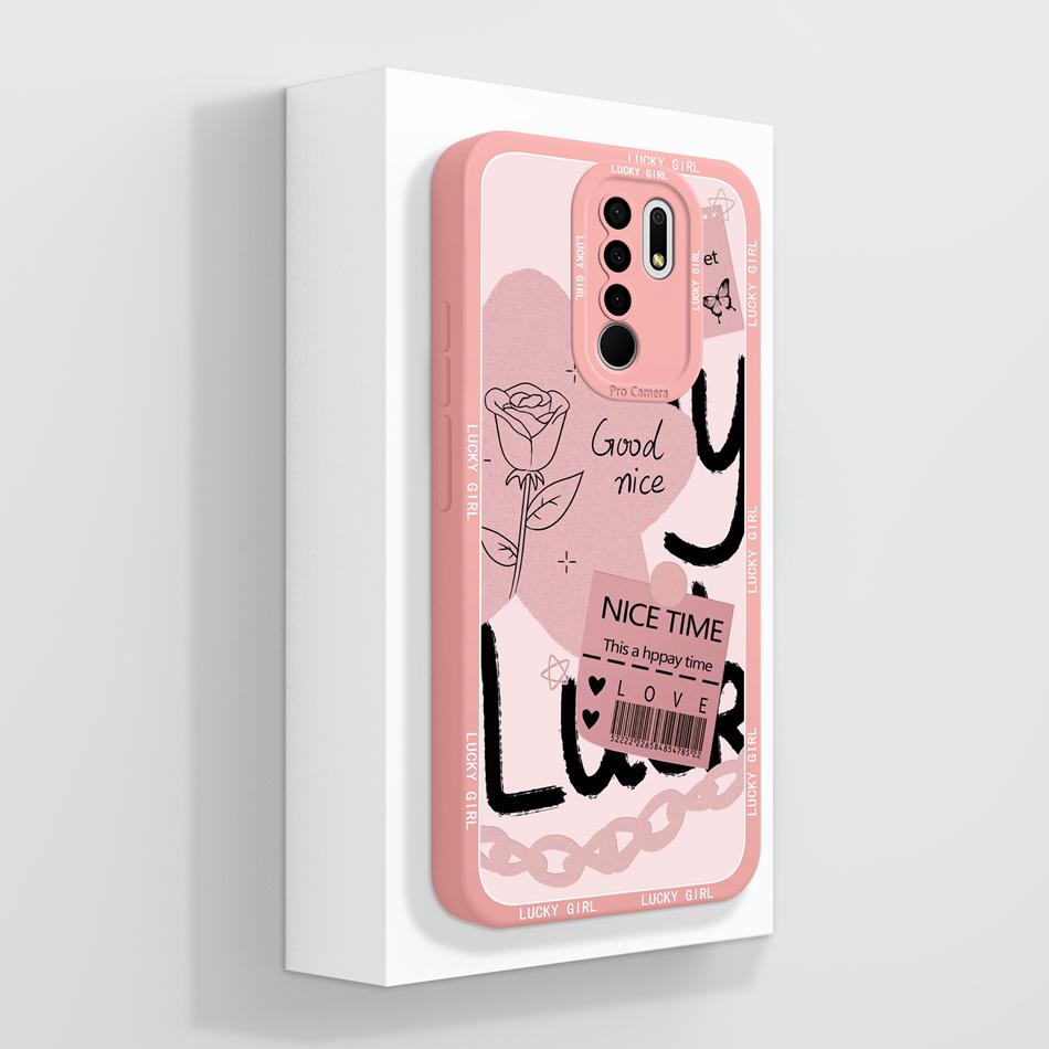For Redmi 9 9A 9C 9T Case Cute Panda Soft Liquid Silicone Phone Housing For Xiaomi Redmi9 Power High Quality Durable Back Cover