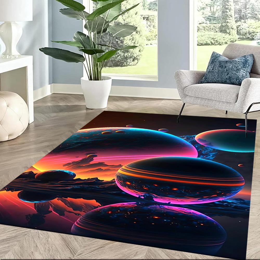 Cosmic Portal Exploration Floor Mats for Living Room, Bedroom and Room Decoration Are Suitable for Gifts.