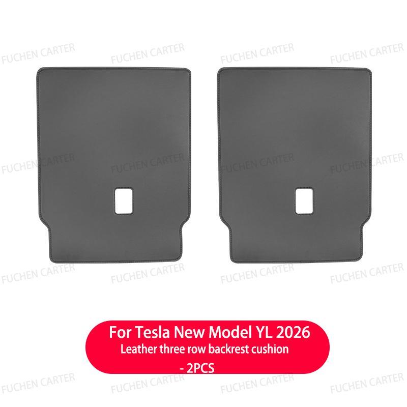 For Tesla ModelYL2026 LeatherTrunk Mat Full Coverage Waterproof Non-Slip Seat Backrest Protective Pad Cargo Liner Anti Dirty Mat