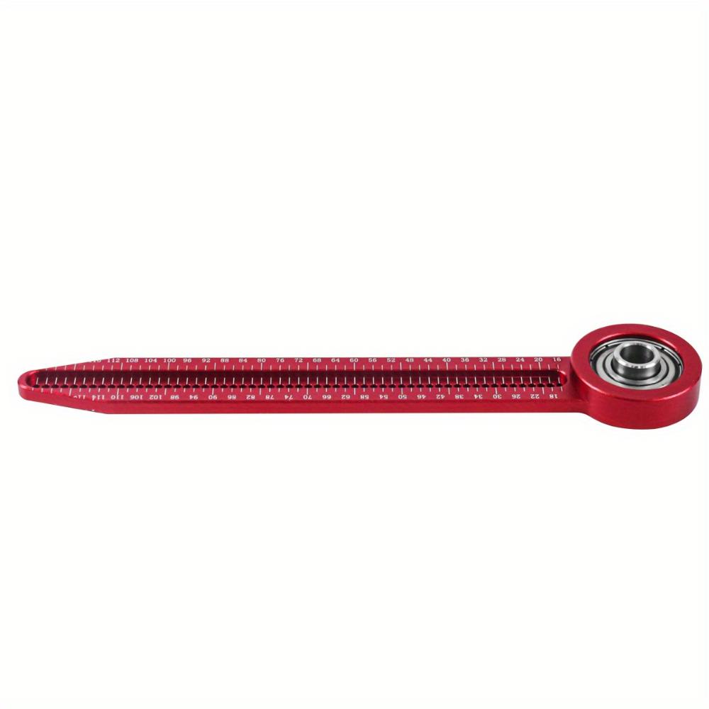 Woodworking Scribing Gauge with Pocket Clip Aluminum Woodworking Compass Chart Tool,High Precision Marking Measuring Ruler -Woodworking Scribing Gauge