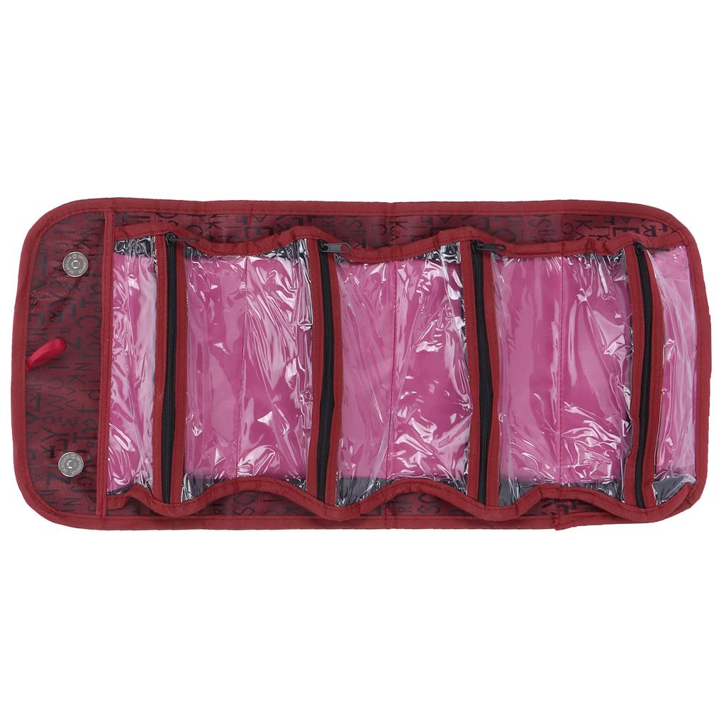 Fashion Travel Cosmetic Bag Multifunctional Makeup Storage Organizer for Storing CosmeticsRed