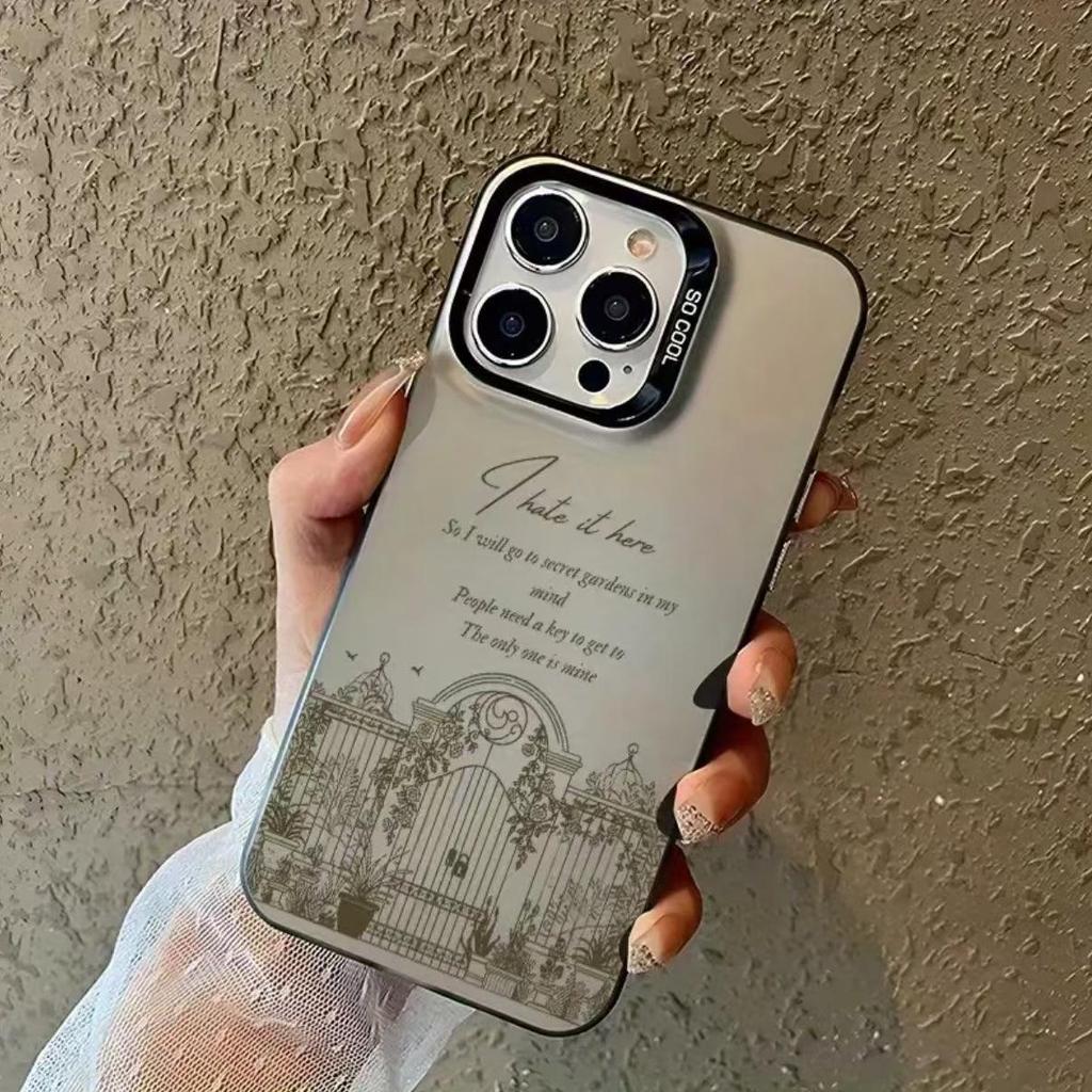 Silver Shell Phone Case for Apple 17/16/15 Pro 14 Pro Max 13/12 - Cross-Border Trade Style