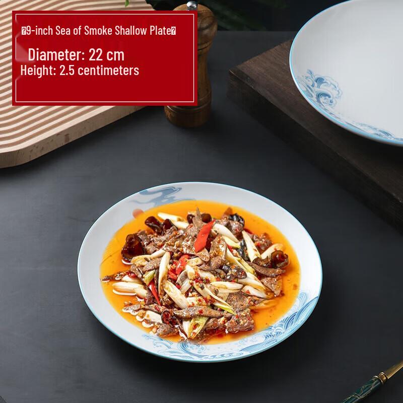 Elegant Irregular Ceramic Serving Plate