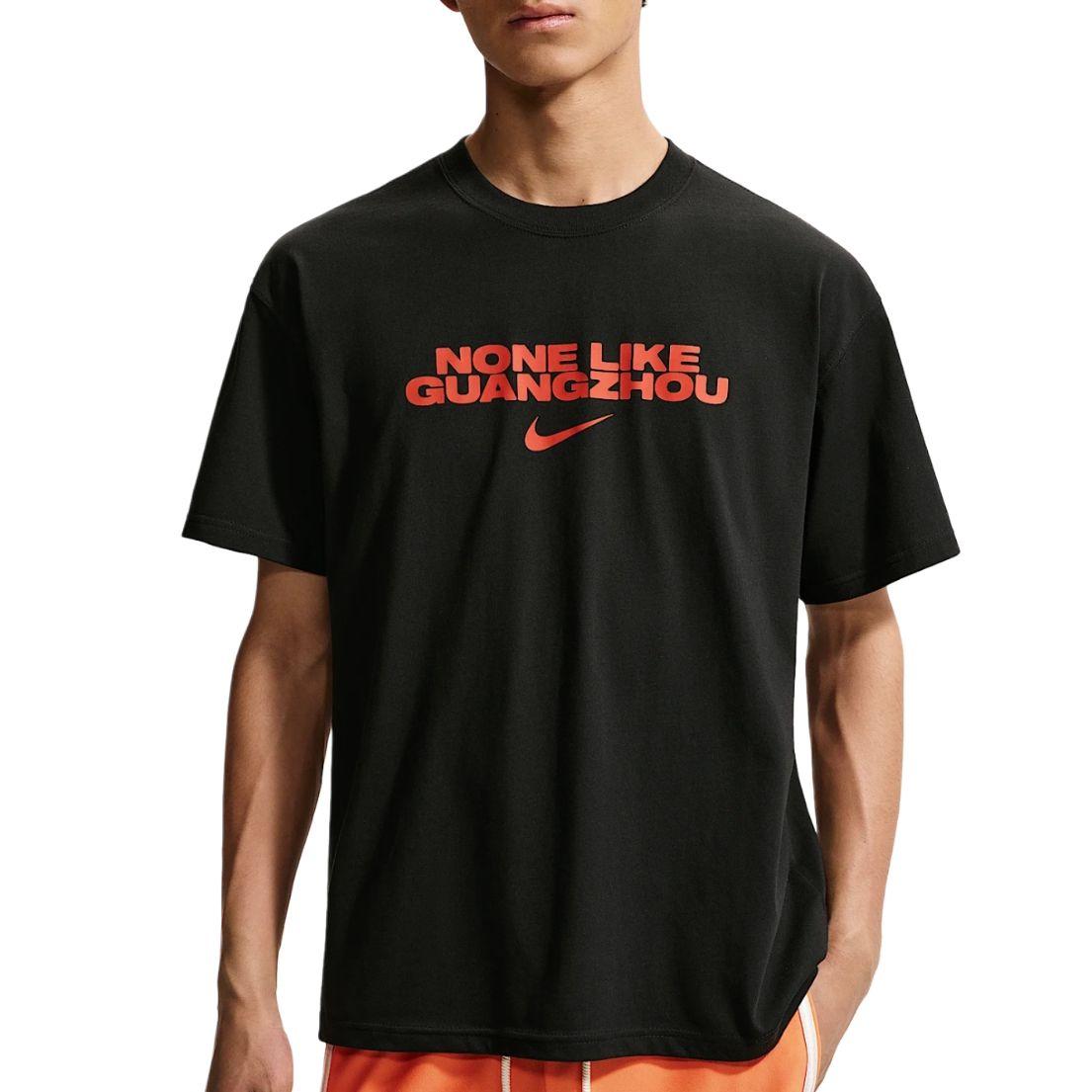 Nike High Basketball Series CHBL Guangzhou Loose Cotton Pullover Short Sleeve T-Shirt Men Tops JF5752010 XS